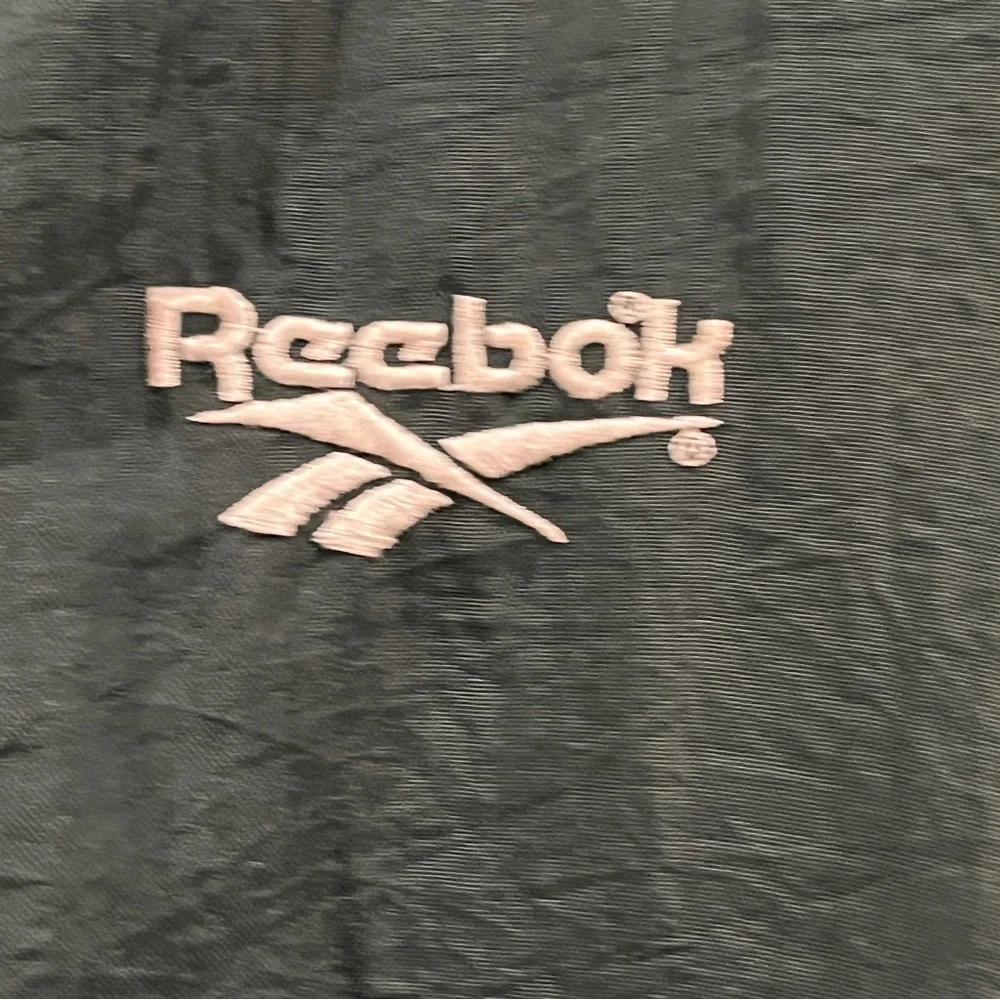 Vintage Reebok Emerald Green Embroidered Windbreaker - Size XL